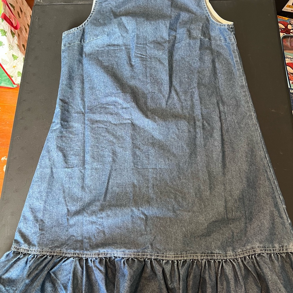 Stylish Blue Denim Womens Dress